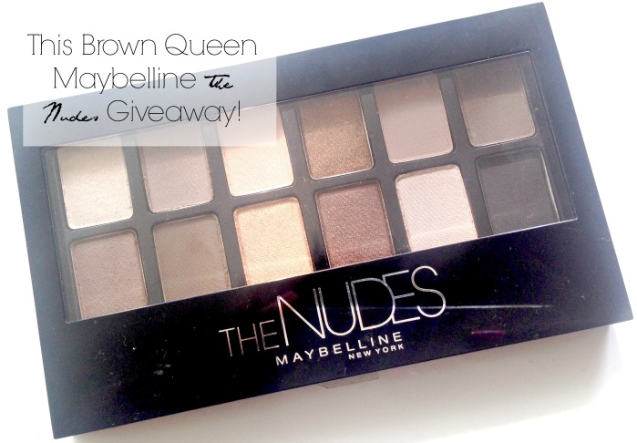Maybelline The Nudes Giveaway
